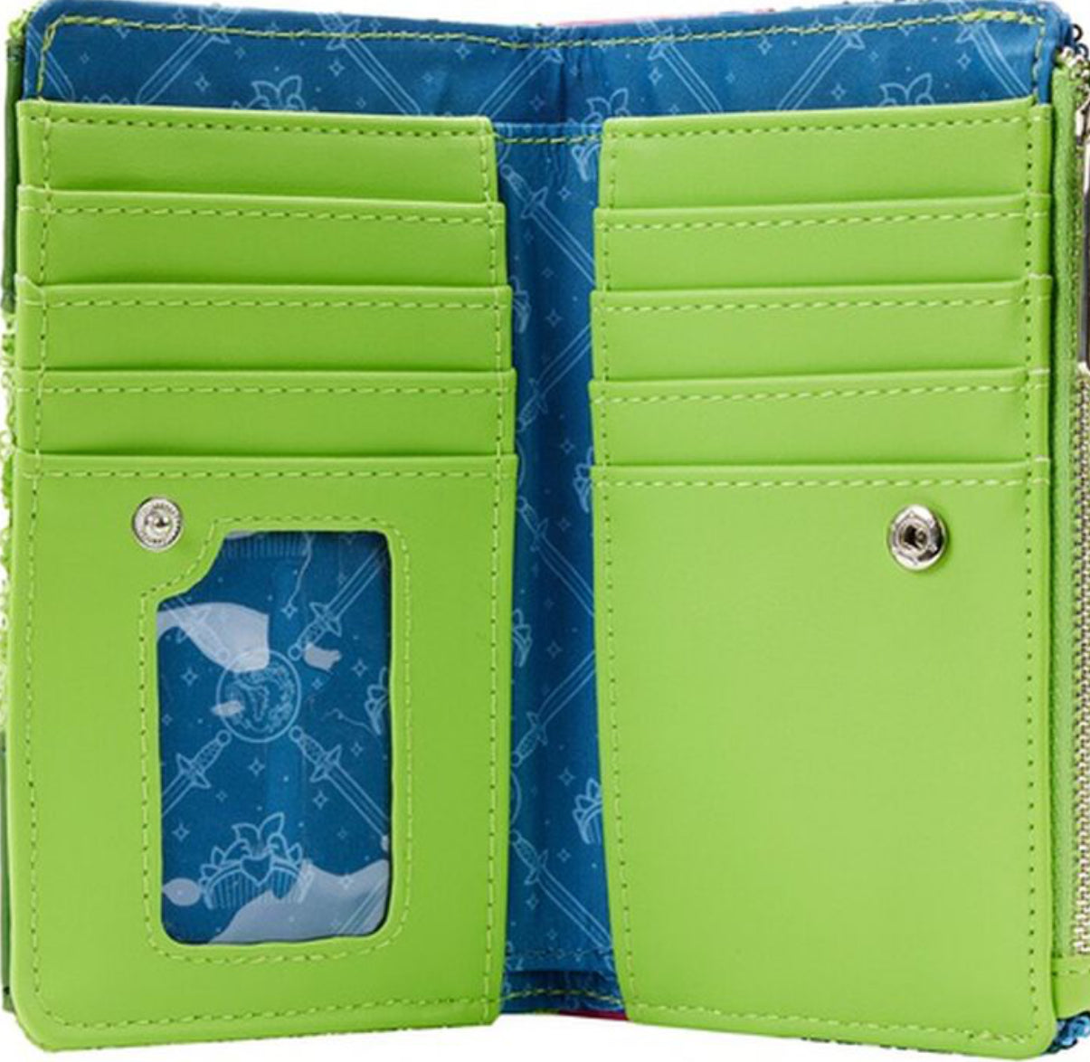 Loungefly Disney Princess Mulan Sequin Flap Wallet