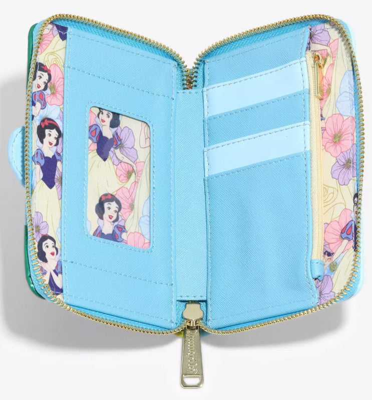 Loungefly Disney Snow White and the Seven Dwarfs Snow White Forest Animals Zip Wallet