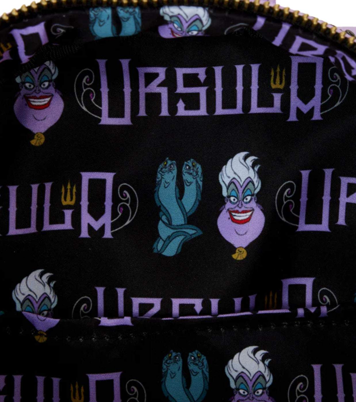 Loungefly Disney The Little Mermaid 35th Anniversary Exclusive Ursula Sequin Cosplay Mini Backpack
