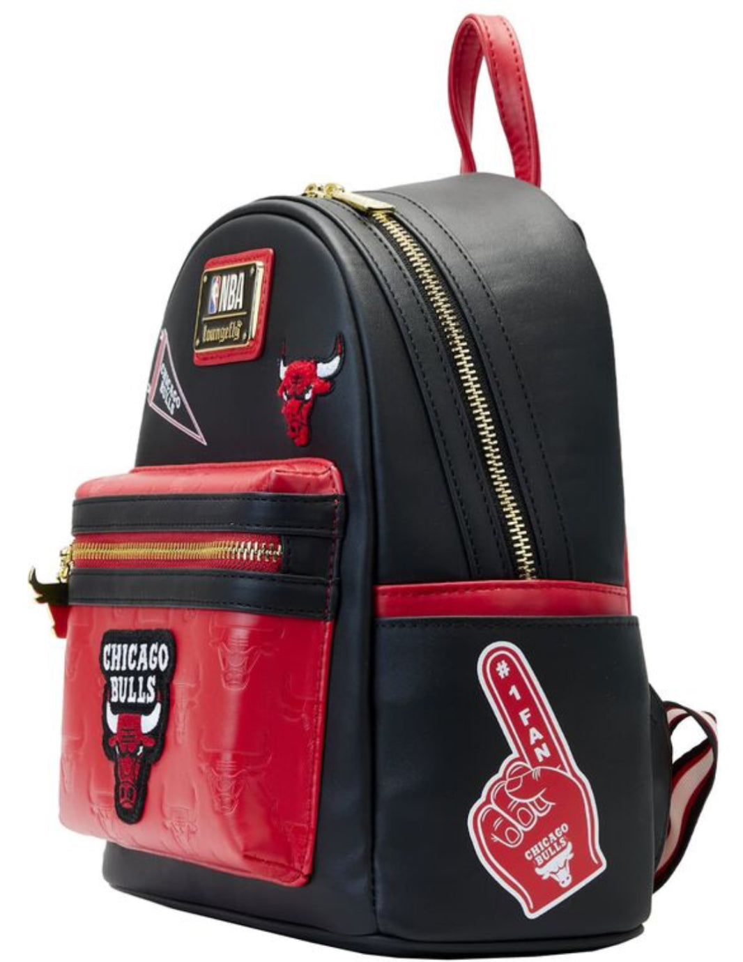 NBA Chicago Bulls Patch Icons Mini Backpack