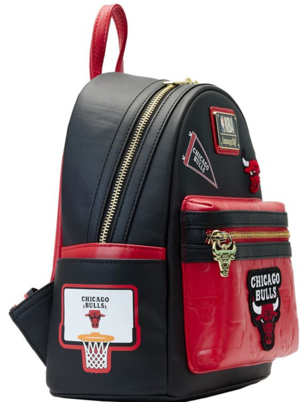 NBA Chicago Bulls Patch Icons Mini Backpack