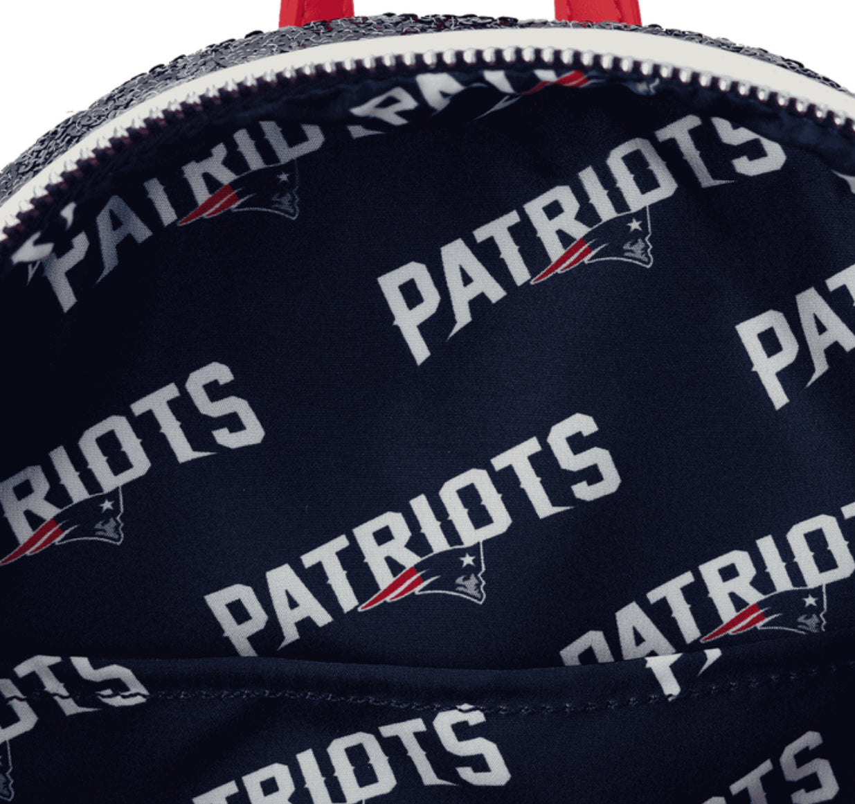 NFL New England Patriots Sequin Mini Backpack