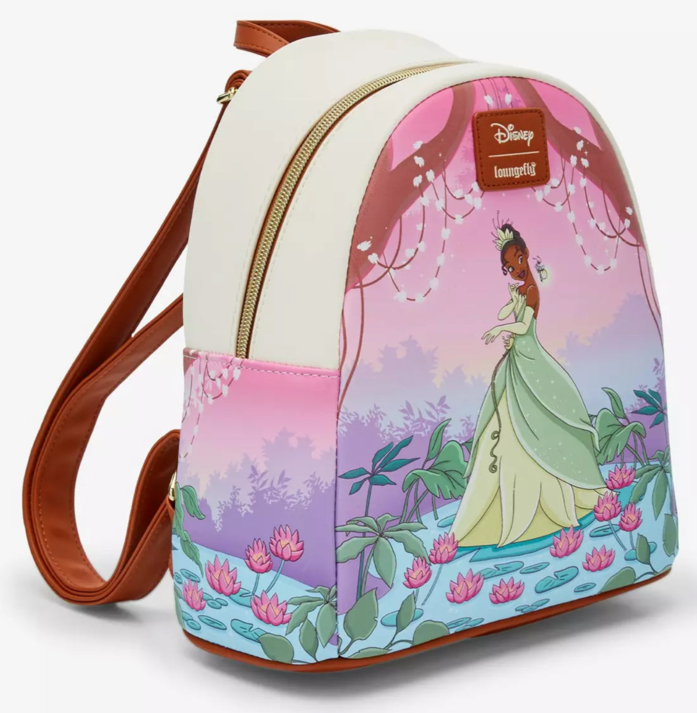 Loungefly Disney The Princess And The Frog Tiana Bayou Sunset Mini Backpack