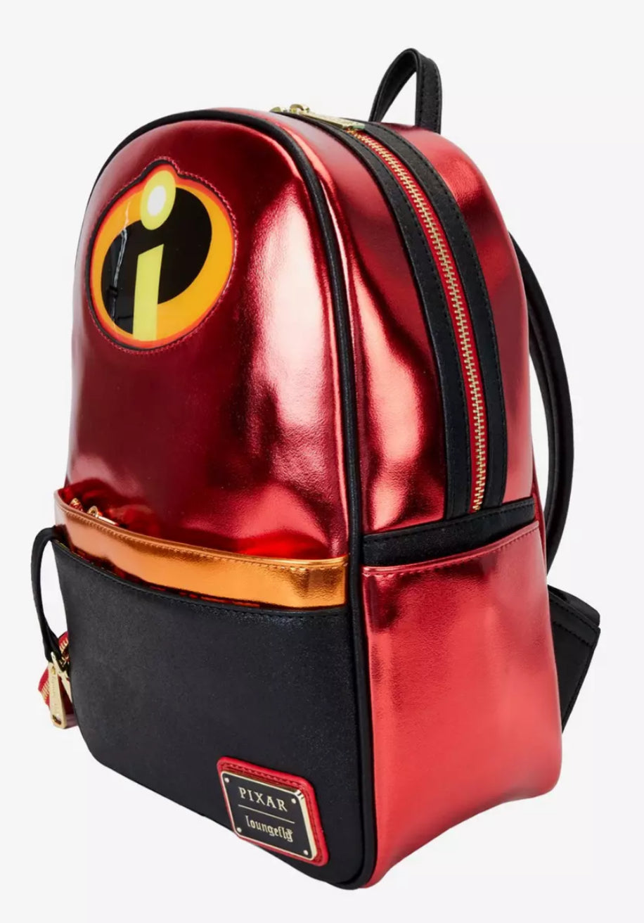 Loungefly Disney Pixar The Incredibles Suit Light-Up Mini Backpack With Coin Purse