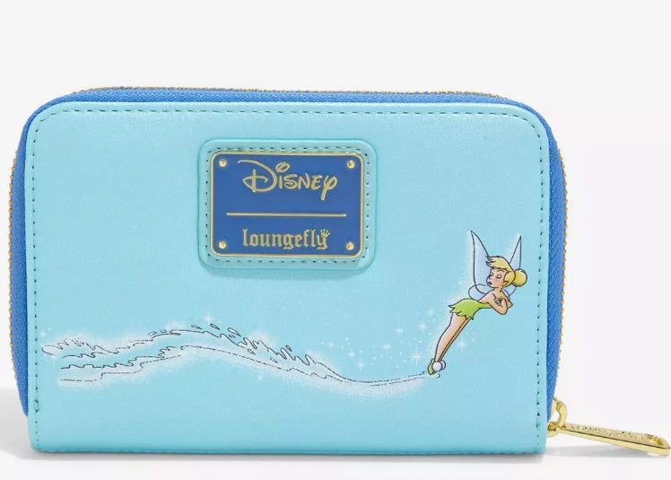 Loungefly Disney Peter Pan Night Glitter Zipper Wallet