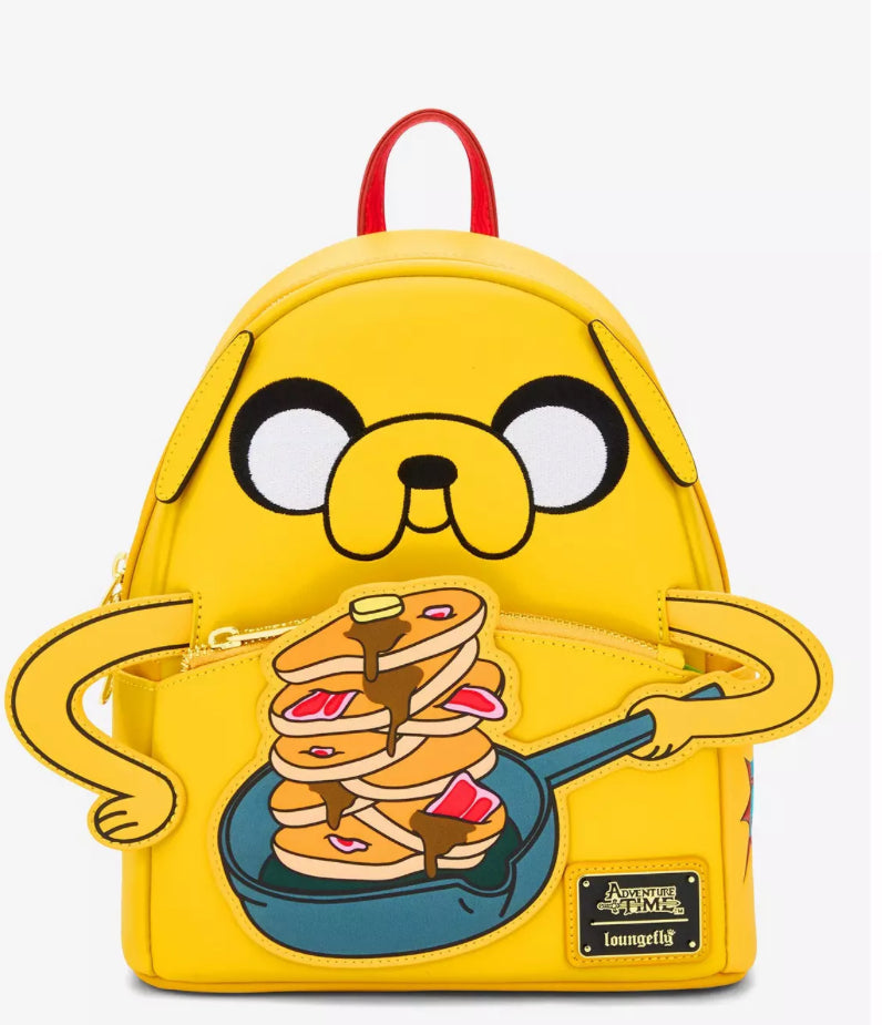 Loungefly Adventure Time Jake the Dog Bacon Pancakes Figural Mini Backpack