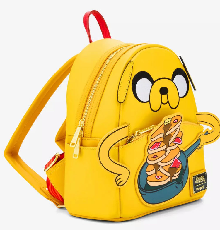 Loungefly Adventure Time Jake the Dog Bacon Pancakes Figural Mini Backpack