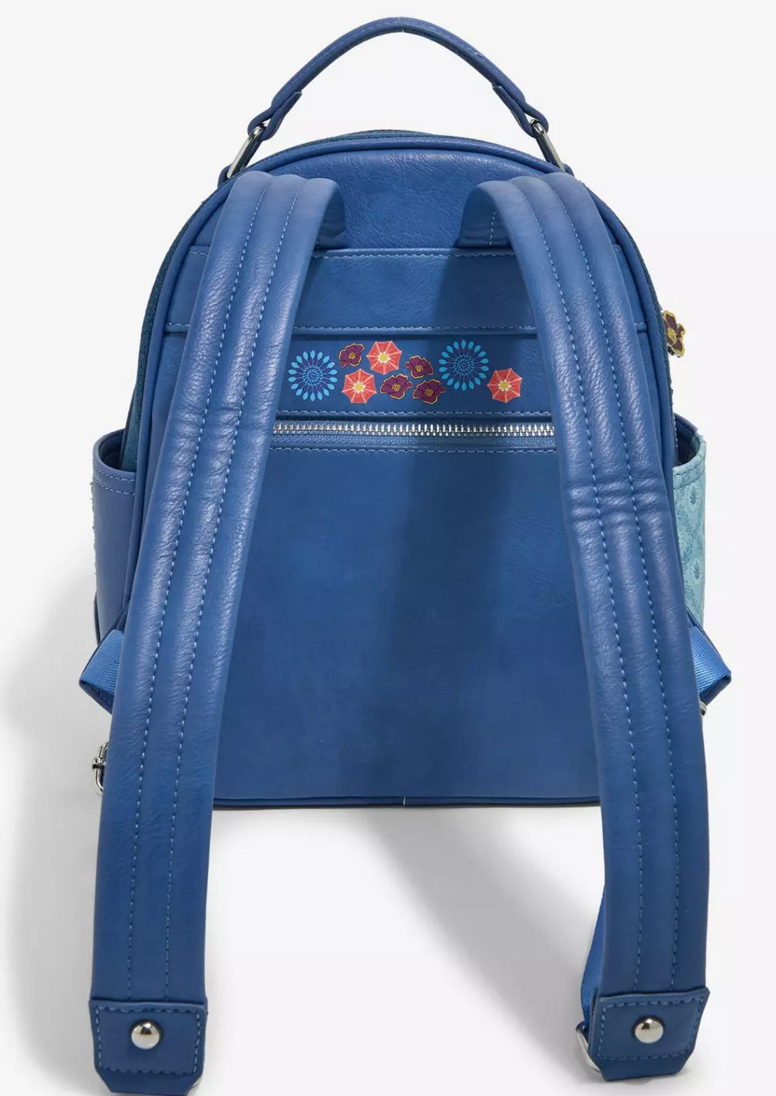 Coraline Patchwork Denim Mini Backpack