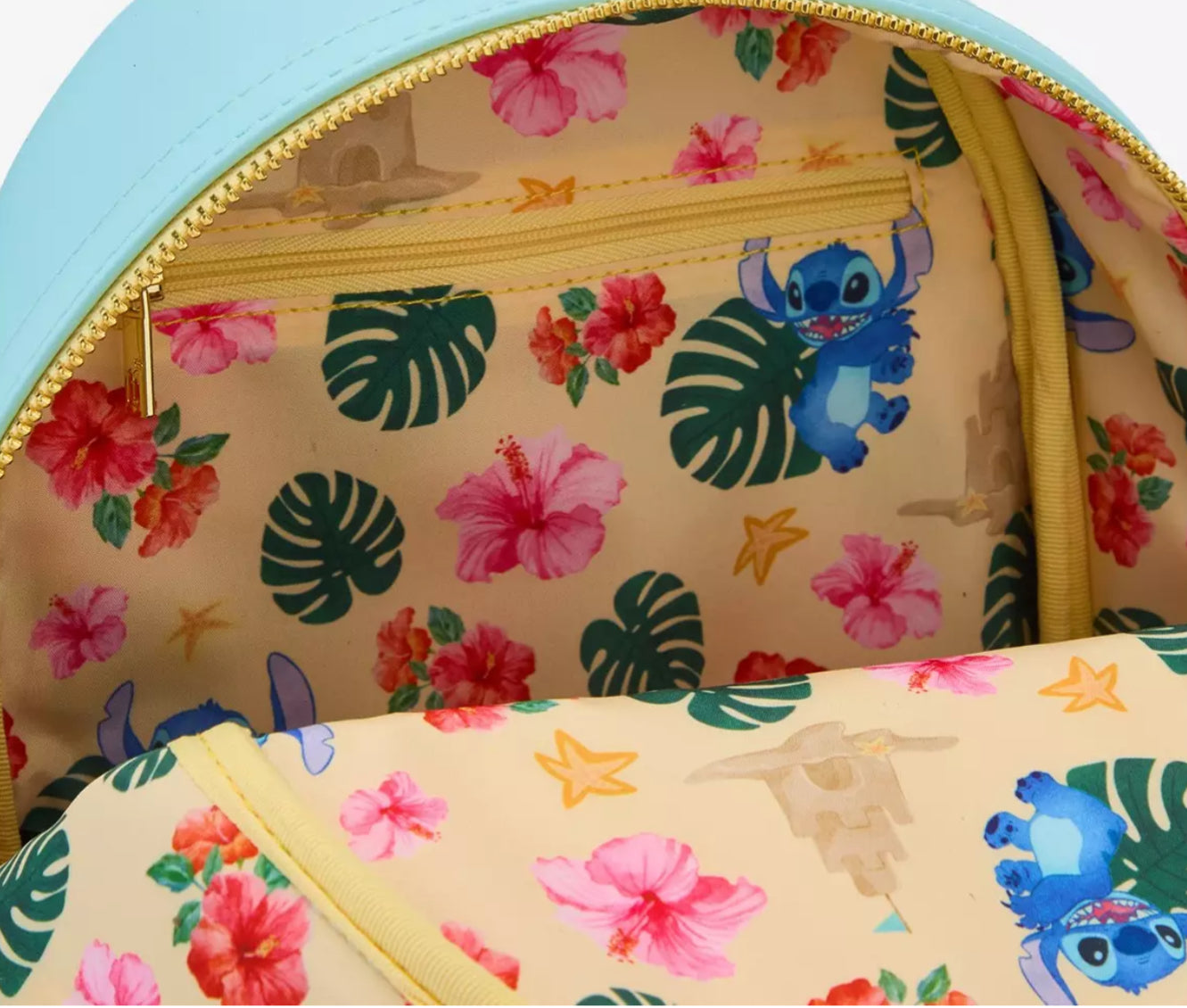 Loungefly Disney Lilo & Stitch Beach Scene Mini Backpack