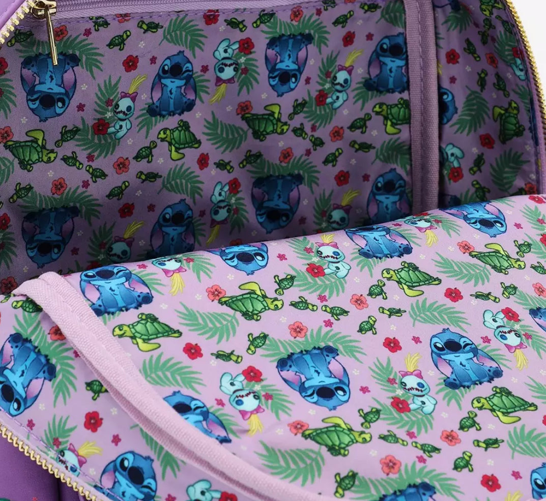 Loungefly Disney Lilo & Stitch Scrump Reading Mini Backpack