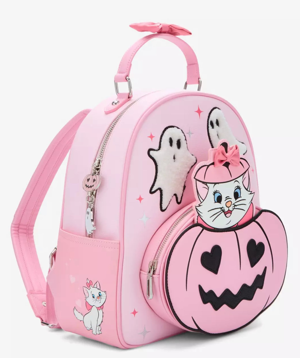 Disney The Aristocats Marie Halloween Pink Mini Backpack