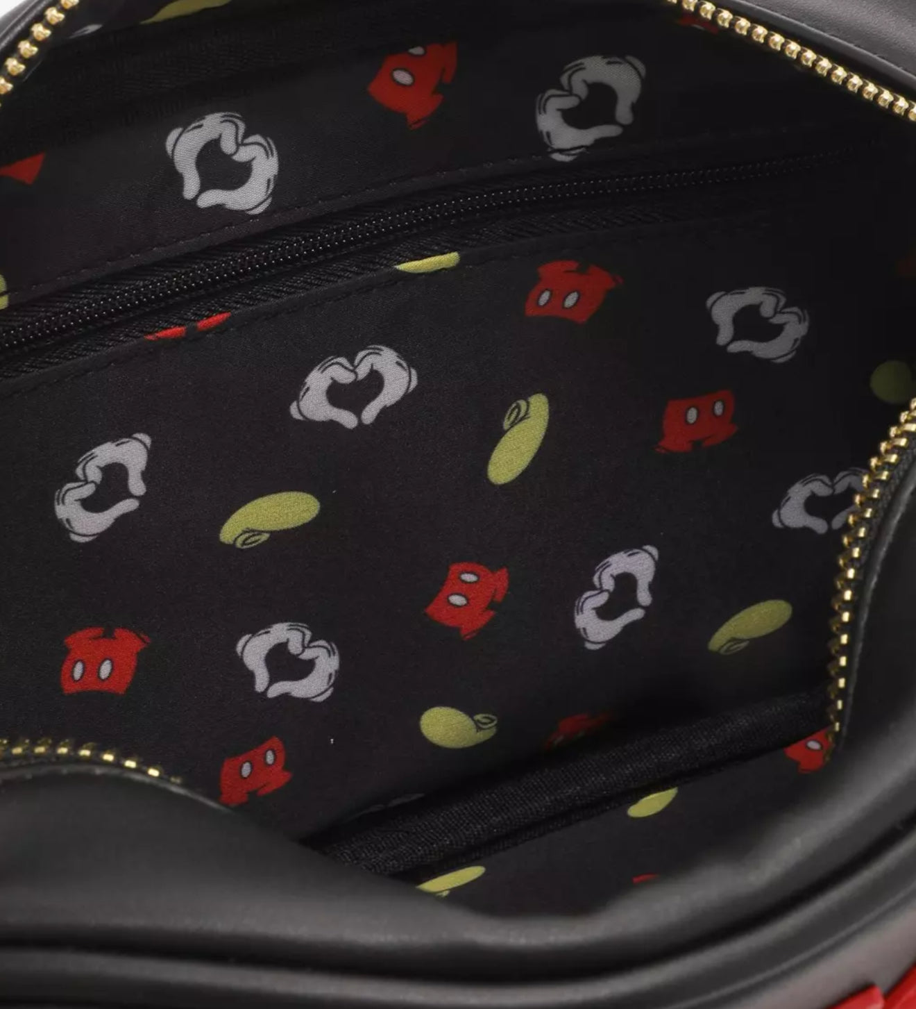 Loungefly Disney Mickey Mouse Heart Hands Crossbody Bag