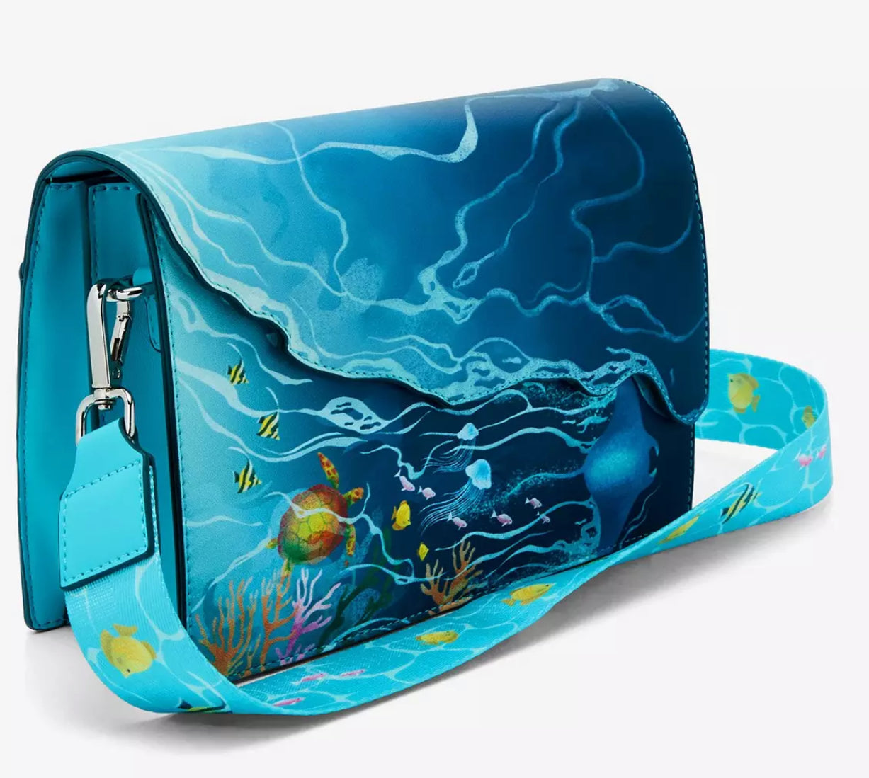 Loungefly Disney Moana Ocean Wave Crossbody Bag