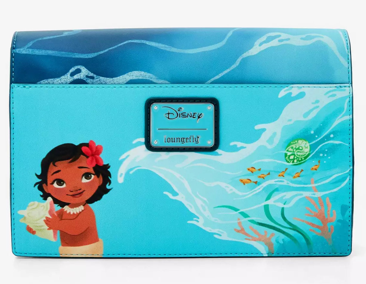 Loungefly Disney Moana Ocean Wave Crossbody Bag