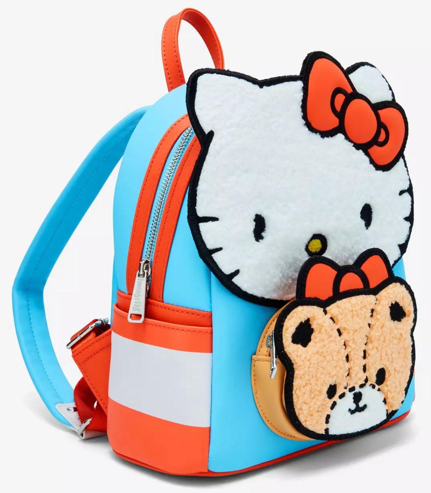 Loungefly Hello Kitty & Tiny Chum Sherpa Figural Mini Backpack