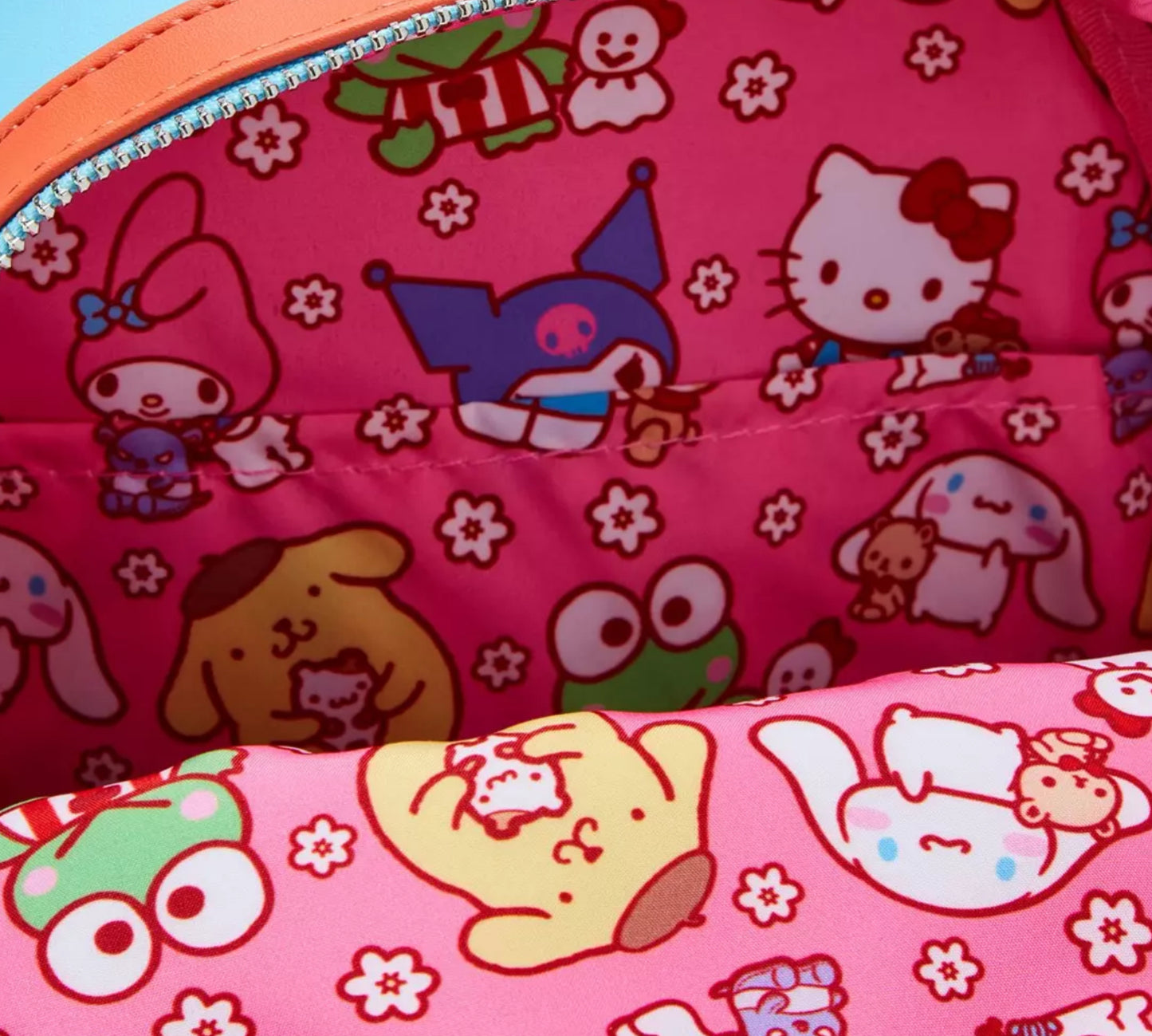 Loungefly Hello Kitty & Tiny Chum Sherpa Figural Mini Backpack