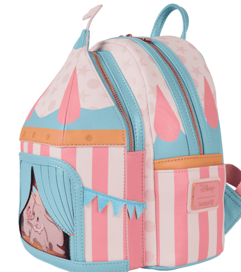 Loungefly Dumbo Exclusive Circus Tent Light Up Mini Backpack