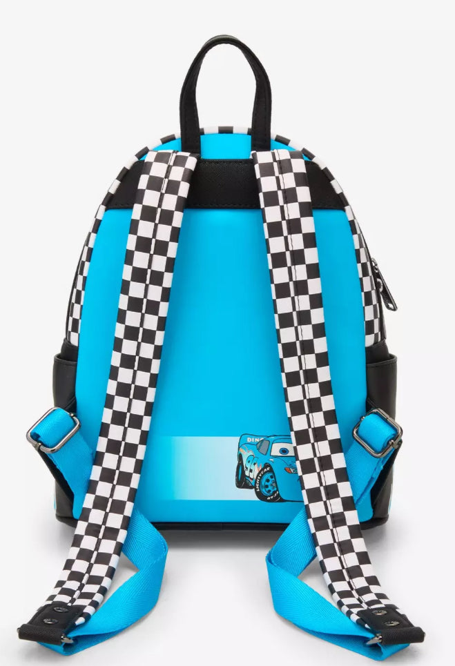 Loungefly Disney Pixar Cars Lightning McQueen Dinoco Light-Up Mini Backpack