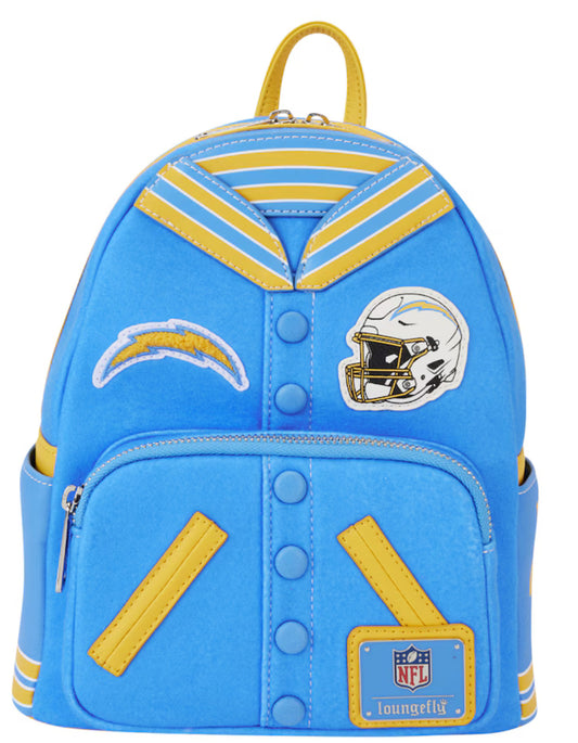 Loungefly Los Angeles Chargers Varsity Mini Backpack