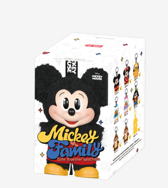 Mickey Family Cute Together Keychain Series Figures
