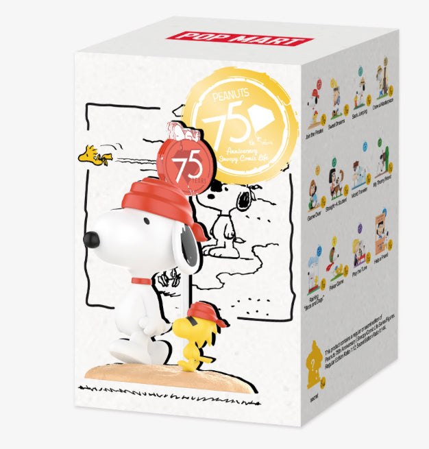Peanuts 75th Anniversary | Snoopy Comic Life Series Figures