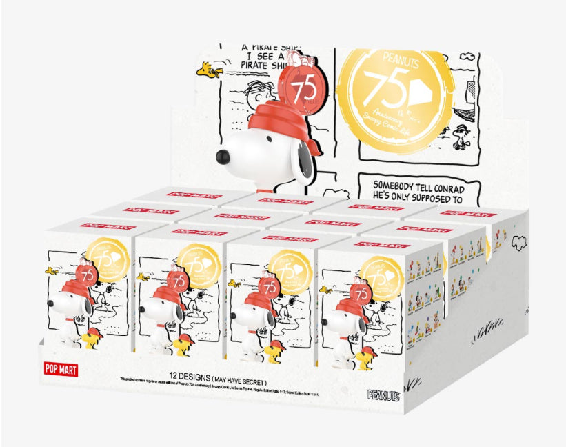Peanuts 75th Anniversary | Snoopy Comic Life Series Figures