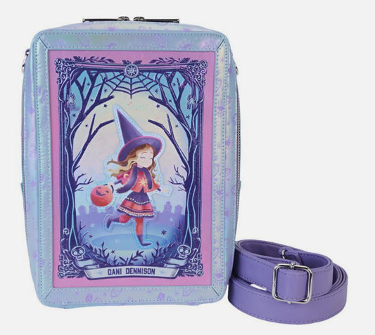 Loungefly Hocus Pocus Tarot Card Iridescent Crossbody Bag