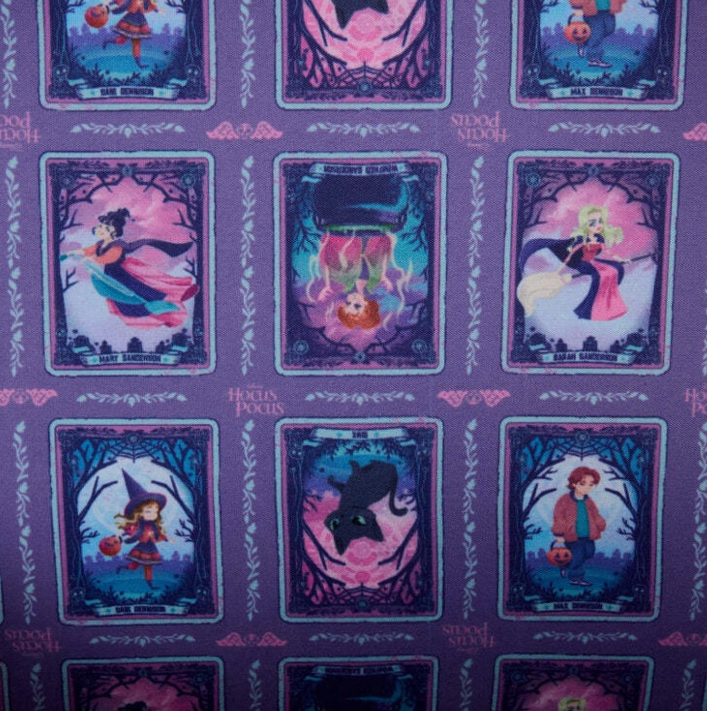 Loungefly Hocus Pocus Tarot Card Iridescent Crossbody Bag