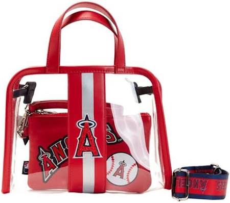 Loungefly MLB Los Angeles Angels Stadium Crossbody Bag with Pouch