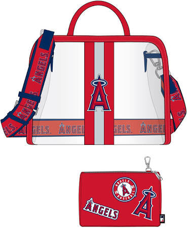 Loungefly MLB Los Angeles Angels Stadium Crossbody Bag with Pouch
