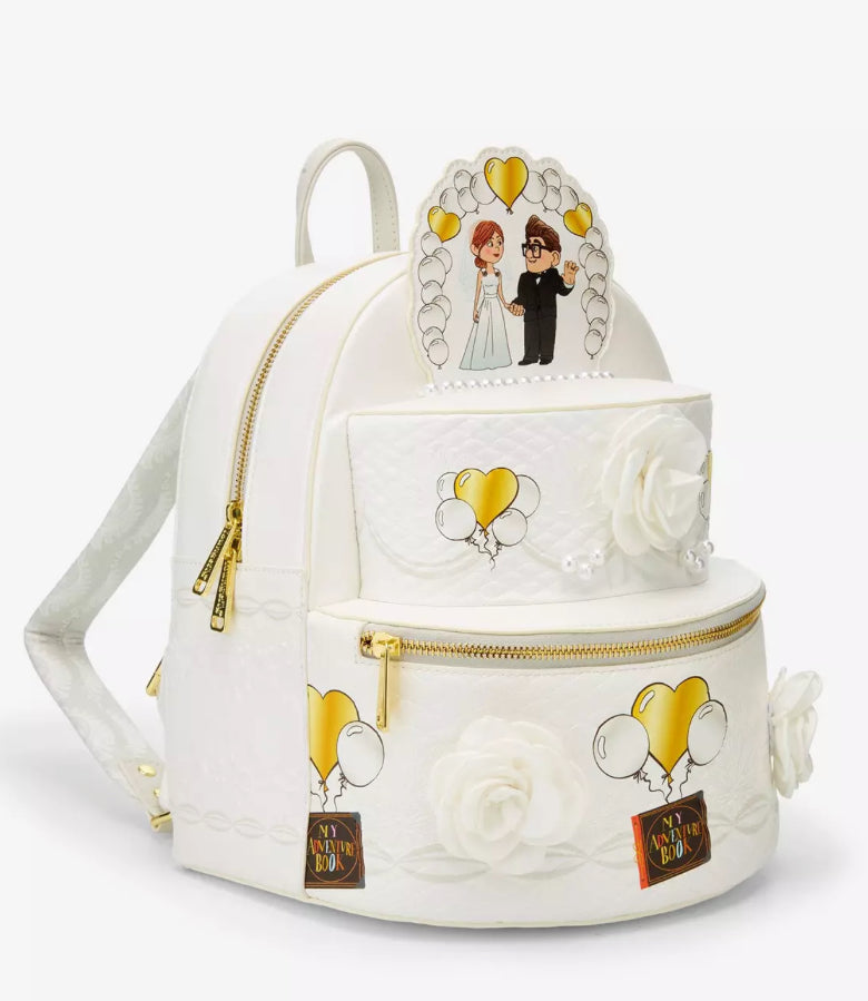 Loungefly Disney Pixar Up Wedding Cake Figural Mini Backpack