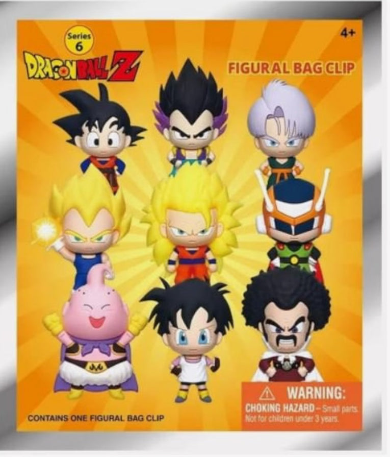 Monogram Dragon Ball Z 3D Foam Bag Clip Blind Bag Series 6 (Styles May Vary)