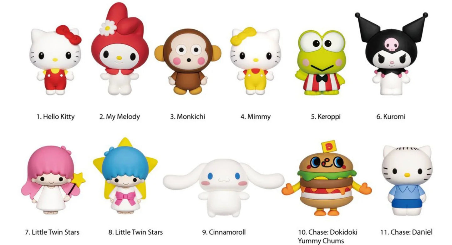 Monogram Sanrio Hello Kitty and Friends Series 2 - 3D Foam Bag Clip Blind Bag (Styles May Vary)