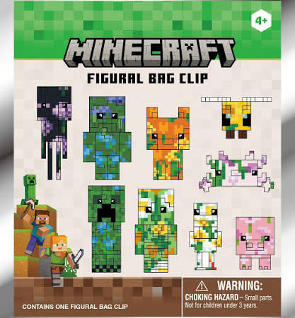 Monogram Minecraft Series 3 3D Foam Bag Clip (Styles May Vary)