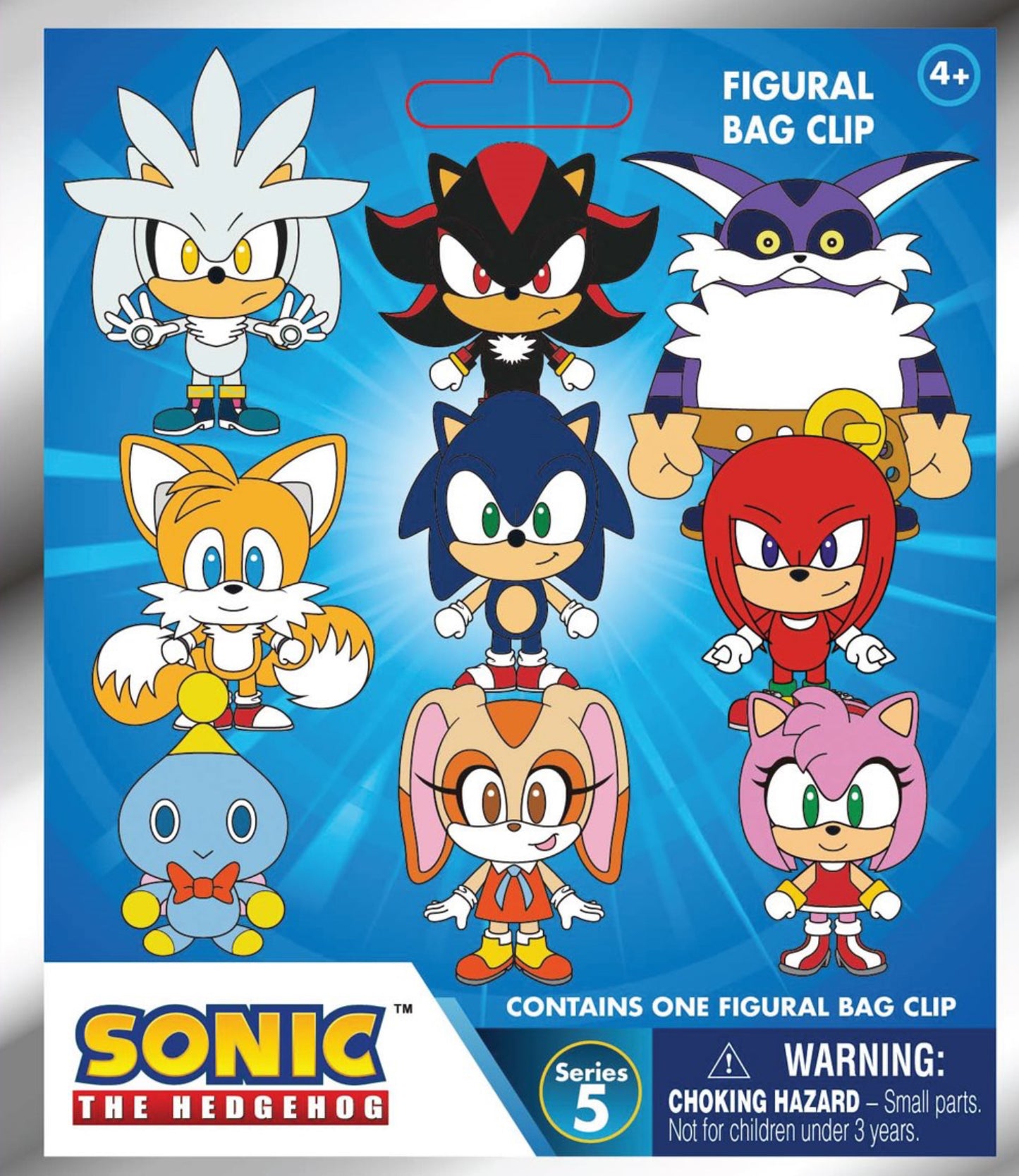 Monogram Sonic the Hedgehog Series 5 3D Foam Bag Clip (Styles May Vary)