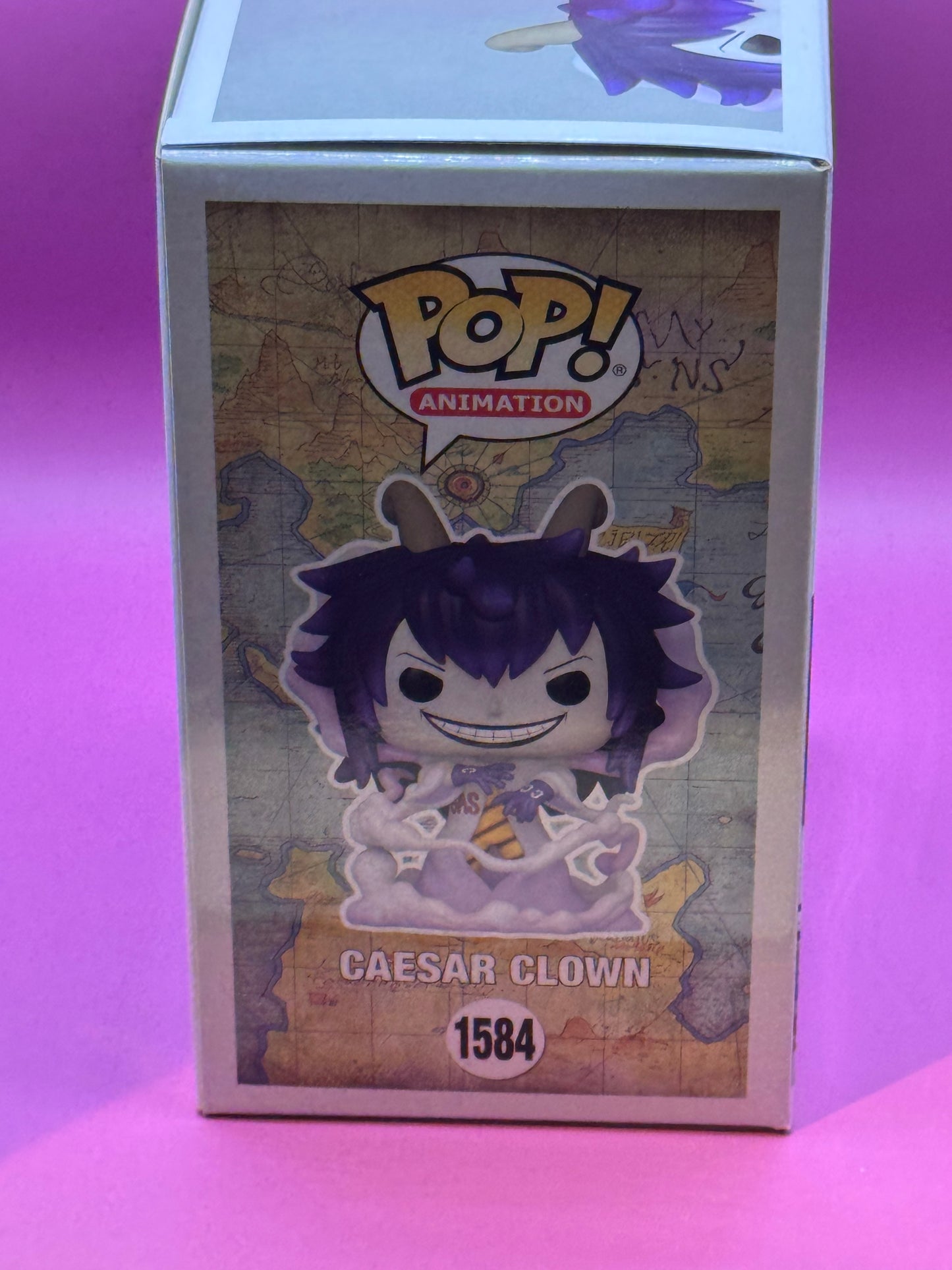 Funko -ONE PIECE 1584 Caesar Clown- Signed by Jerry Jewell