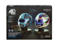 4D Build, Mercedes-AMG F1 Helmet Set 3D Puzzle Model Kit with Stands, Russell & Antonelli