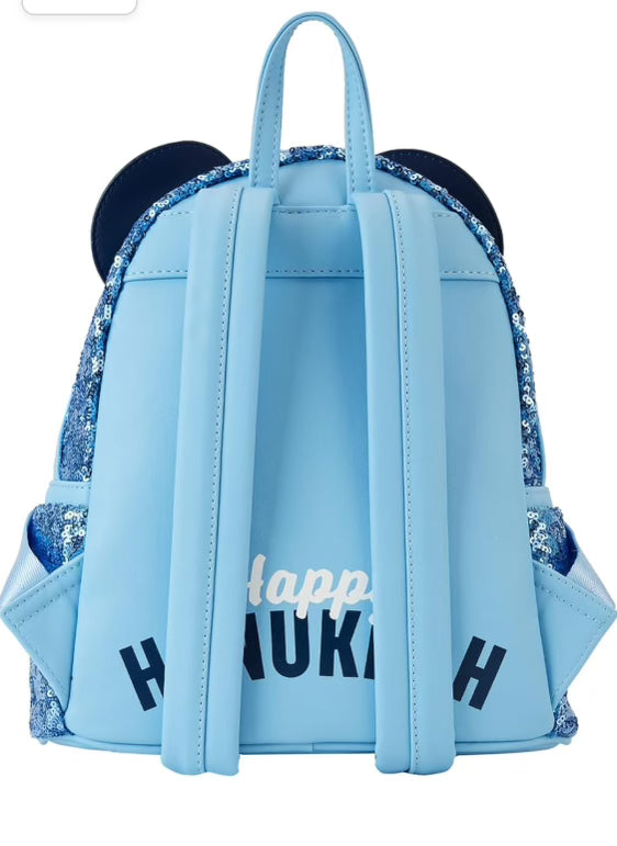 Mickey Mouse Happy Hanukhkah Menorah Glow-in-the-Dark Mini-Backpack