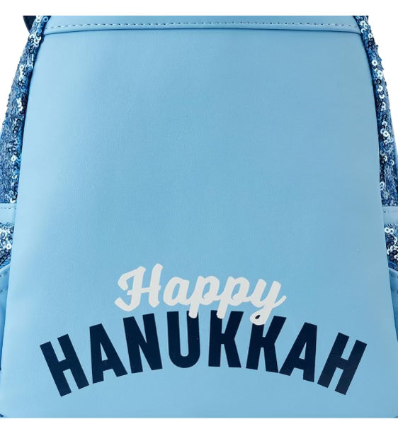 Mickey Mouse Happy Hanukhkah Menorah Glow-in-the-Dark Mini-Backpack