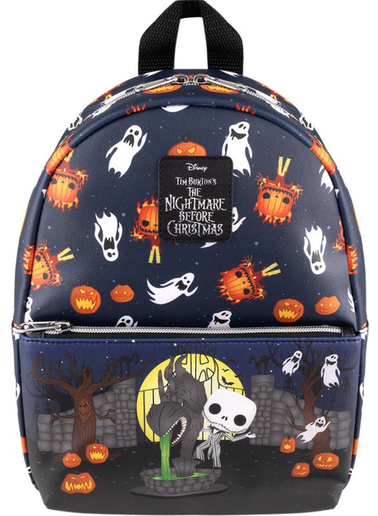 The Nightmare Before Christmas This is Halloween All-Over Print Funko Pop! Mini-Backpack