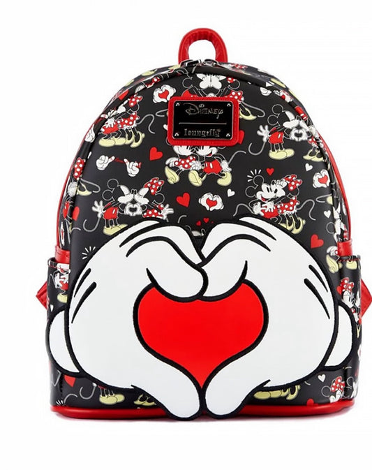 Loungefly Disney Mickey and Minnie Mouse Heart Hand Love Mini