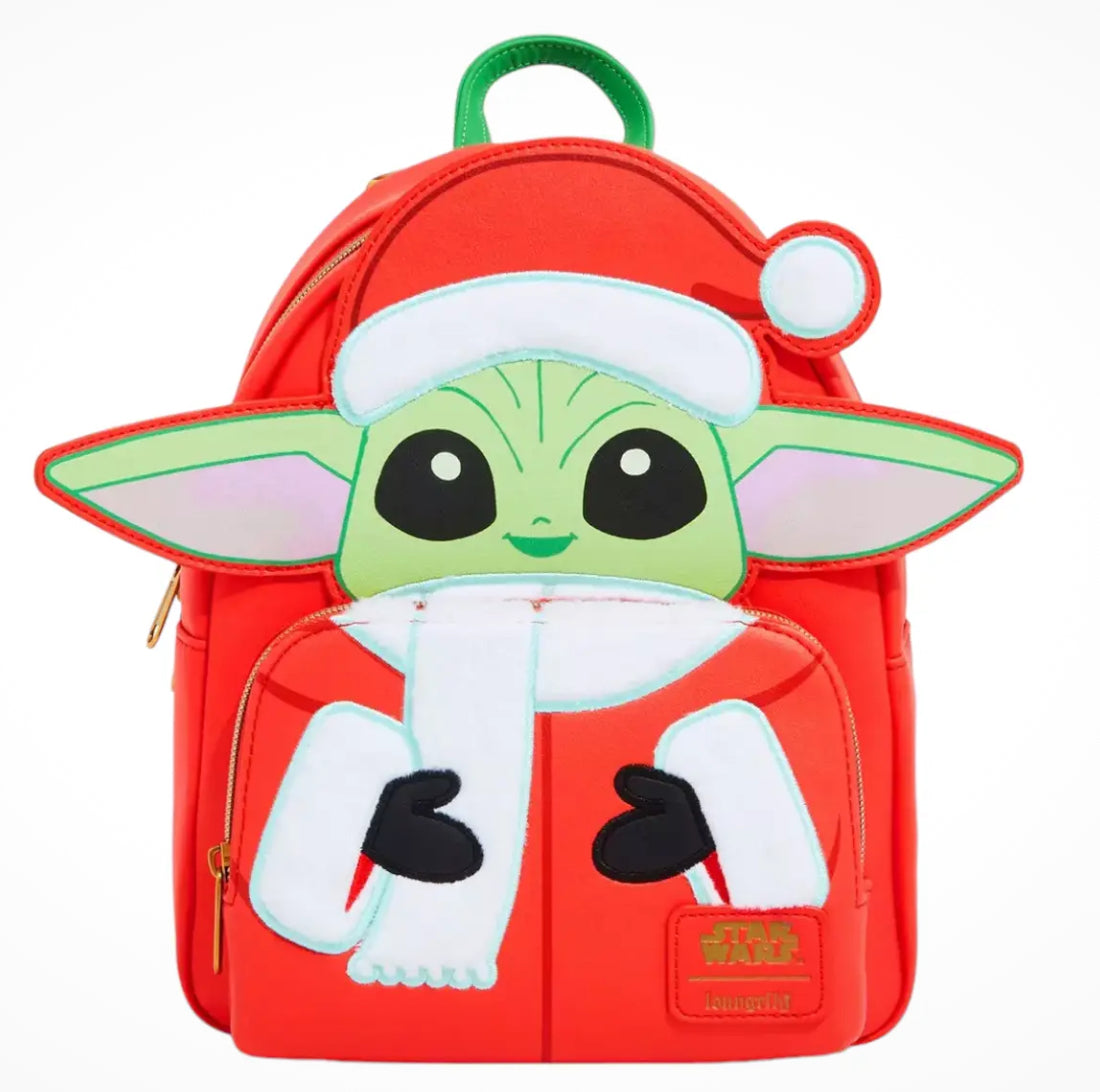 Loungefly Star Wars The Mandalorian Grogu Santa