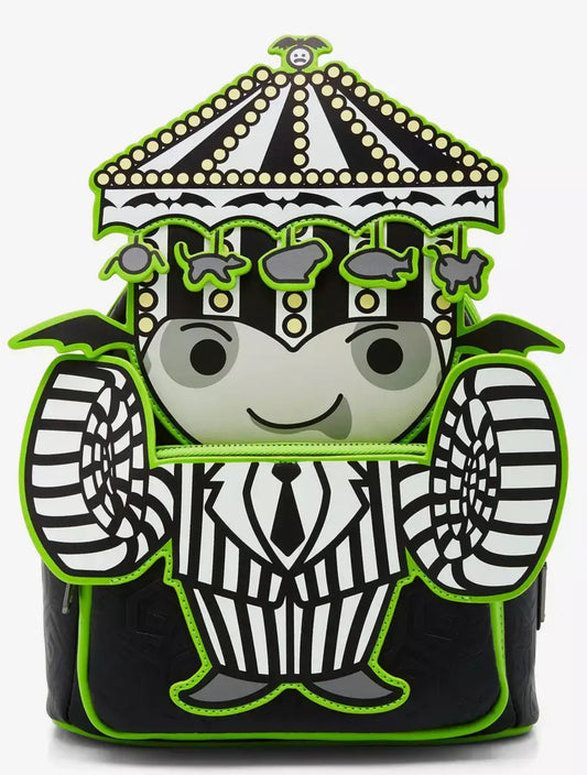 Loungefly Beetlejuice Chibi Carousel Beetlejuice Glow-in-the-Dark Mini