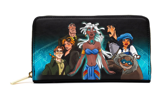 Danielle Nicole Disney Atlantis Zip Around Wallet