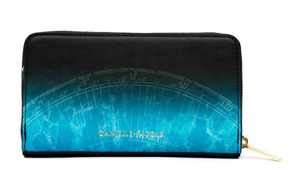 Danielle Nicole Disney Atlantis Zip Around Wallet