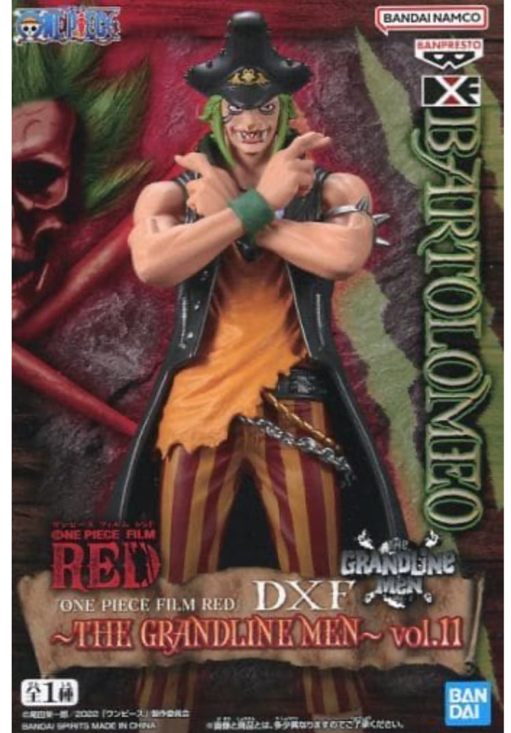 Banpresto One Piece - Bartolomeo The Grandline Men Film Red DXF Figure (Vol. 11)