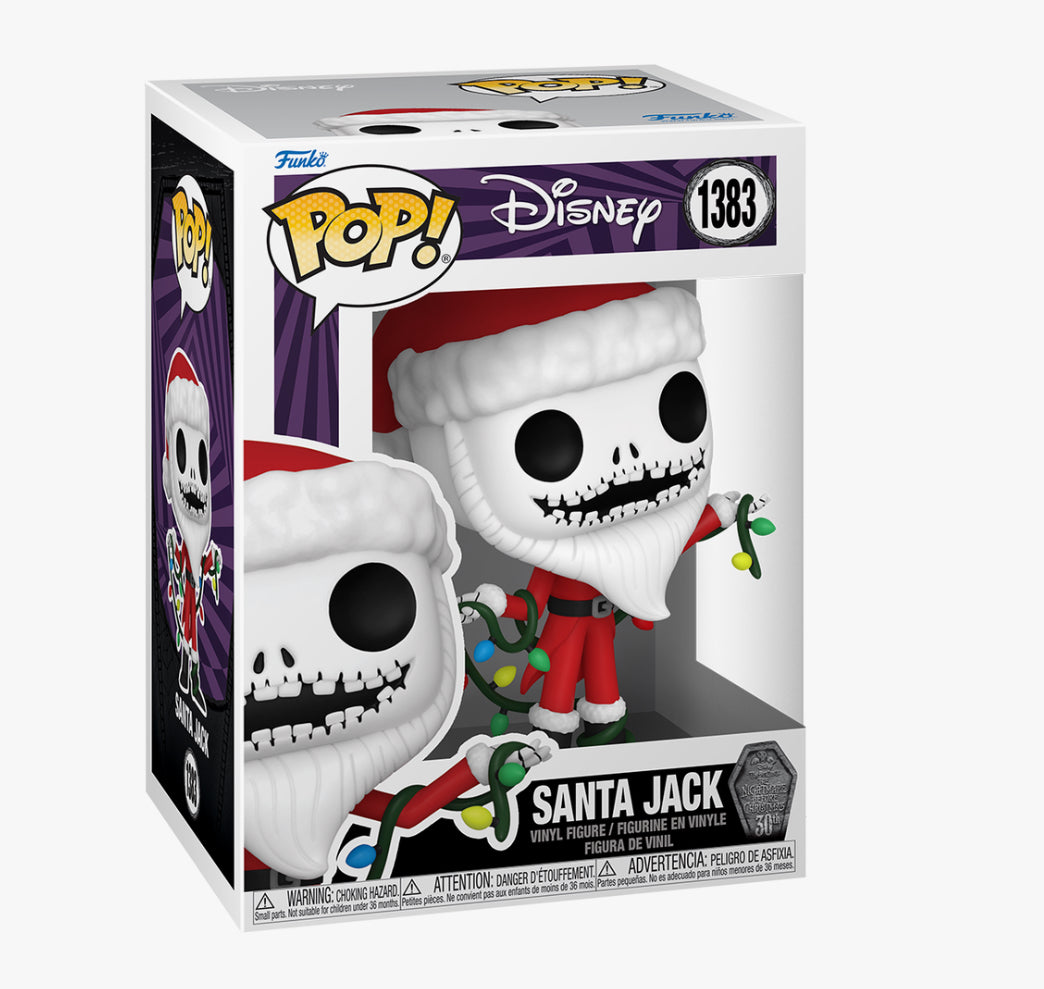 The Nightmare Before Christmas 30th Anniversary Santa Jack Funko Pop! Vinyl Figure #1383