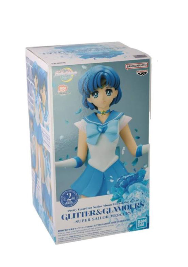 SUPER SAILOR MERCURY Banpresto Sailor Moon Glitter & Glamours Figure Ver. A