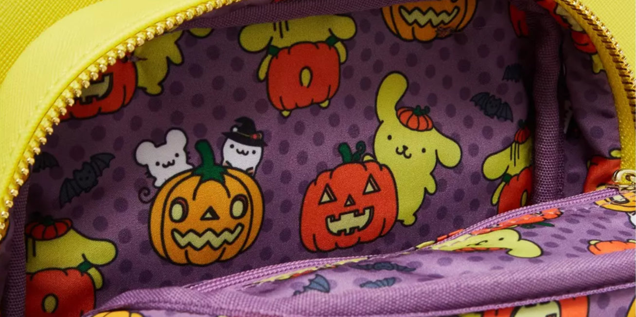 Loungefly Sanrio Pompompurin Pumpkin Crossbody Bag