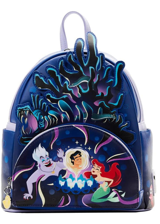 Loungefly Disney The Little Mermaid Ursula’s Lair Glow-In-the-Dark Mini Backpack